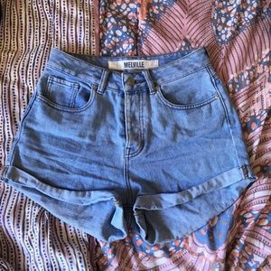 Brandy Melville High Rise Jean Short